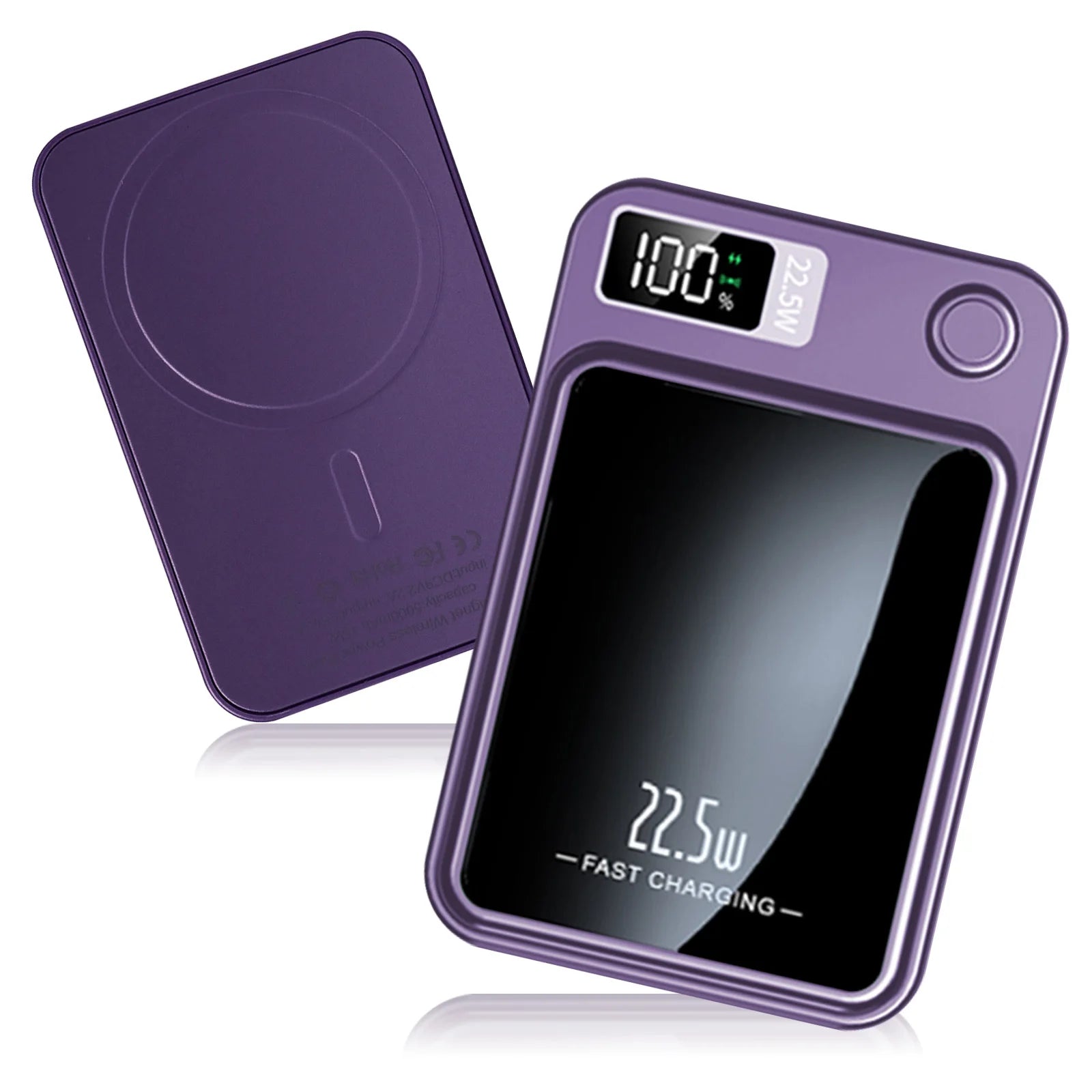 100000mAh Magnetic Power Bank Wireless Portable 22.5W Fast Charger