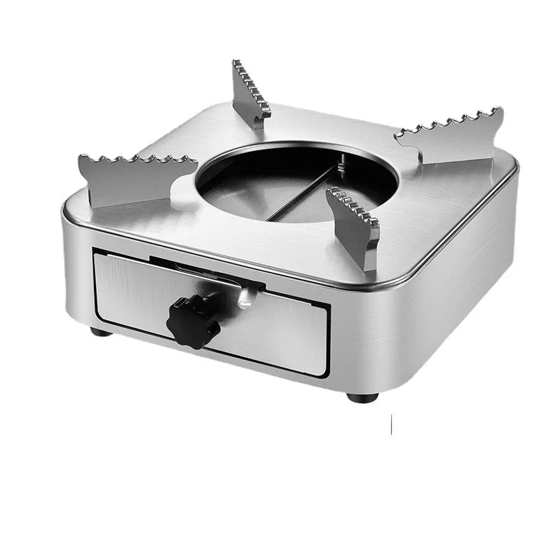 Stainless Steel Camping Solid Liquid Alcohol Stove Spirit Burner