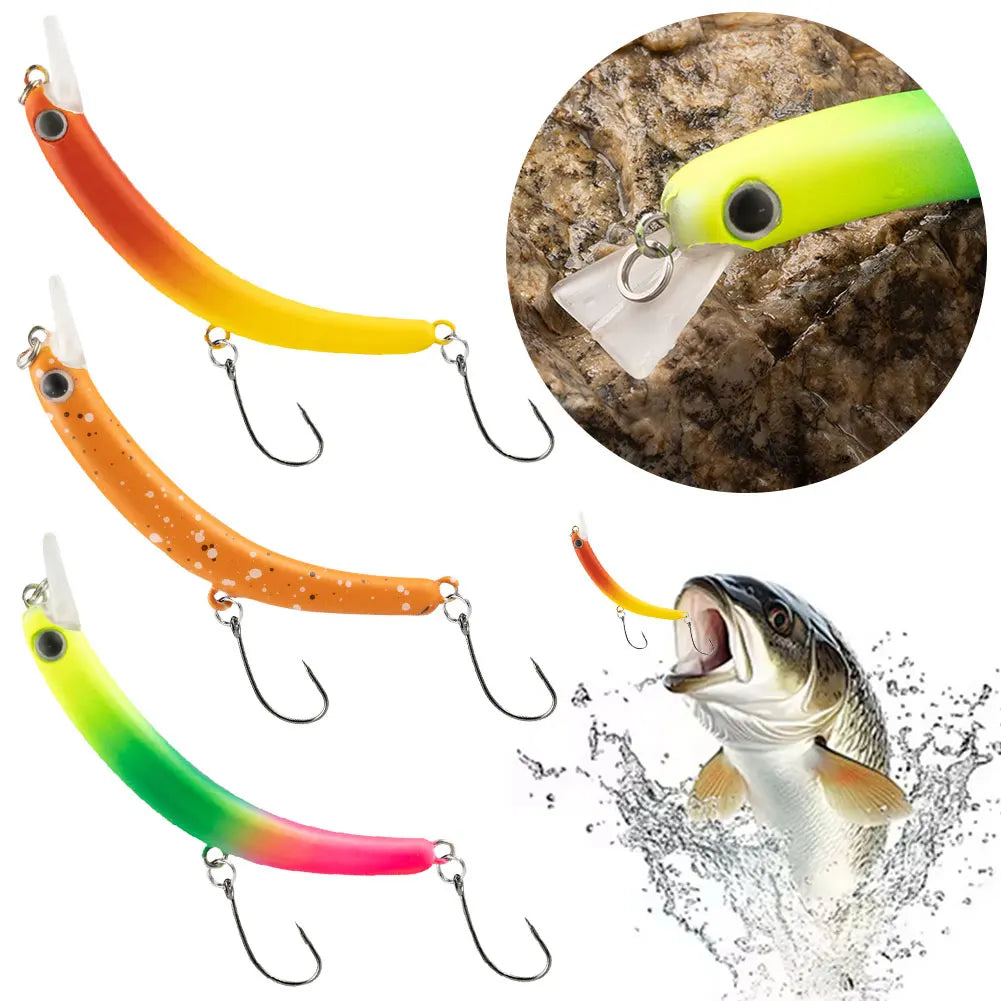 Sinking Lure Bend Baits Crankbait 4g 63mm Trout Wobbler Fishing Lure Artificial Hard Bait