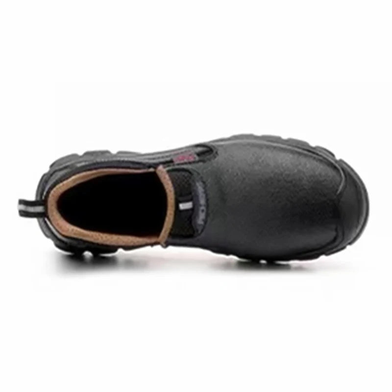 Mens Work Boots Composite Toe Safety Footwear Metatarsal Guard Puncture-Proof Construction Work Shoes Anti-Slip Rubber Outsole