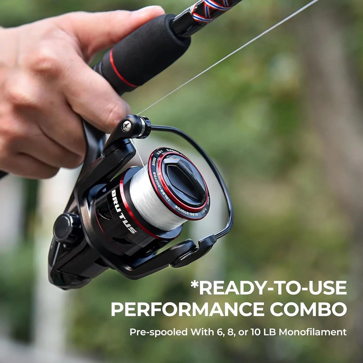 Fishing Rod and Reel Combo with Tackle Kit
