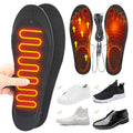 USB Heated Shoe Insoles Electric Heated  Pad Washable Rechargeable Foot Warmer for Men Women