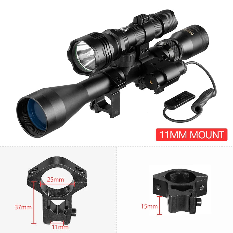 3-9X40 Scope Wire Rangefinder Reticle Hunting