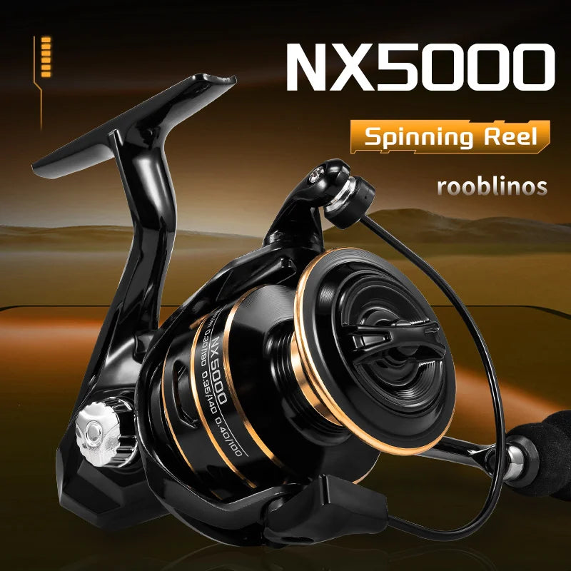 NX Fishing Reel Spinning Reel Metal Reel Cup 10KG Max Drag Power