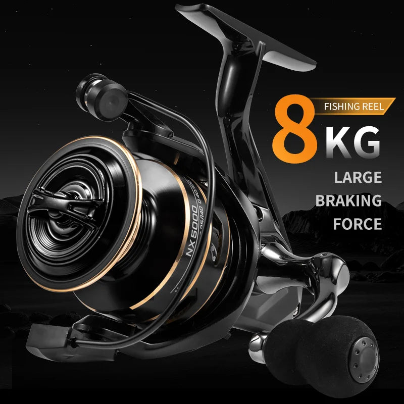 NX Fishing Reel Spinning Reel Metal Reel Cup 10KG Max Drag Power