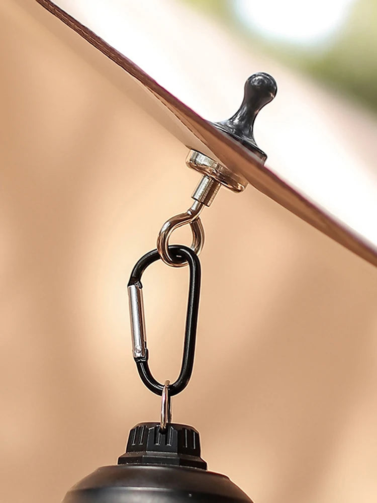Magnetic Lanyard Clip Pulling Force Mini Magnetic Hooks D Shape Multipurpose