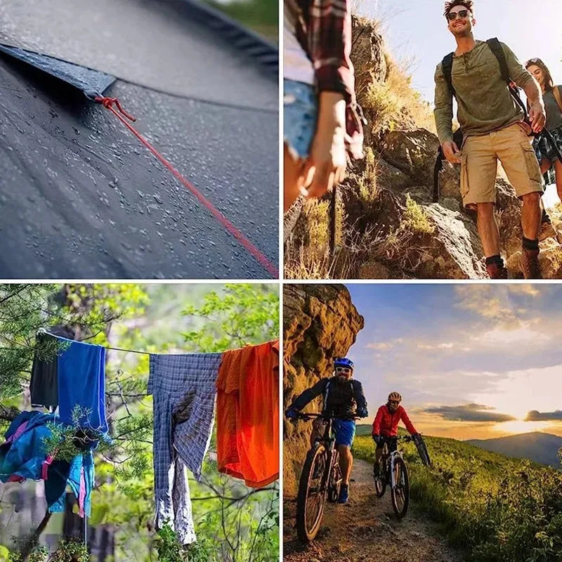 550 Military 7 Strand Rope Tactical Parachute Cord Camping Tent Rope