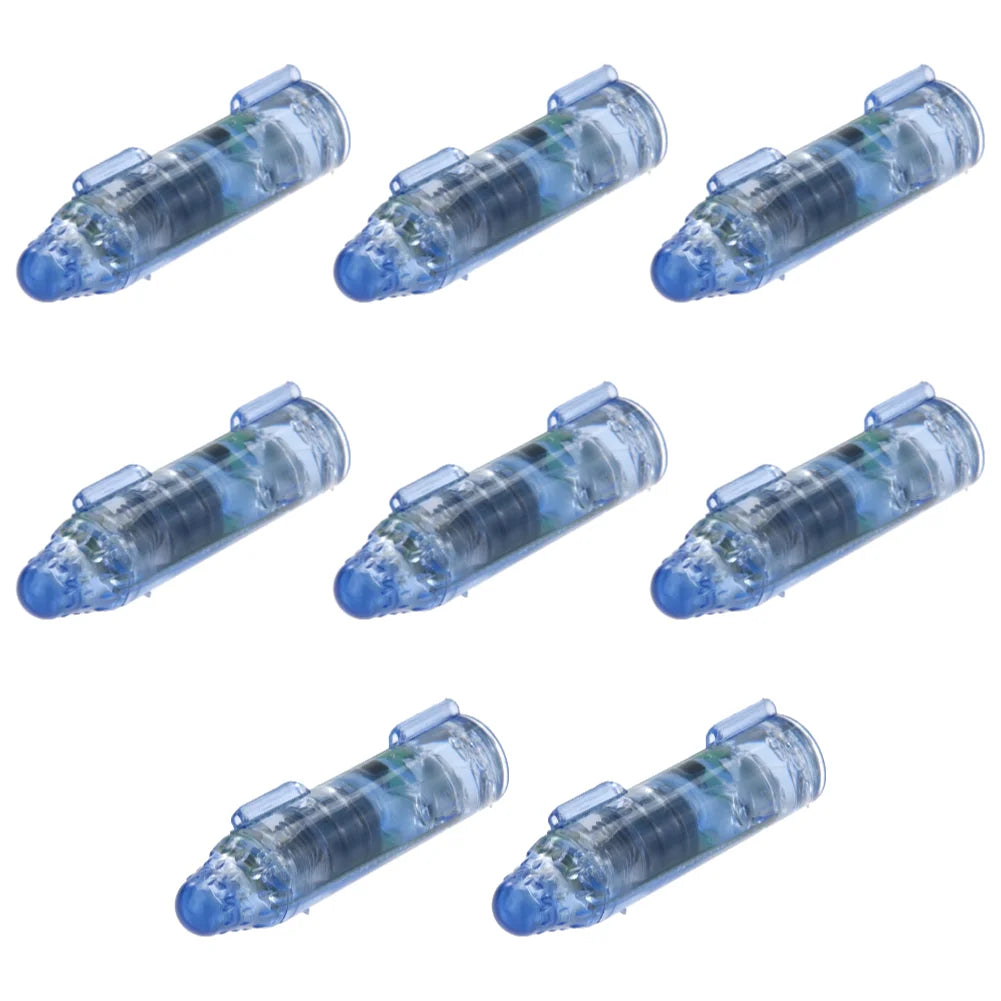 1-10PCS Underwater Mini Fish Attraction Indicator Lure LED Flashing Light Bait Fishing