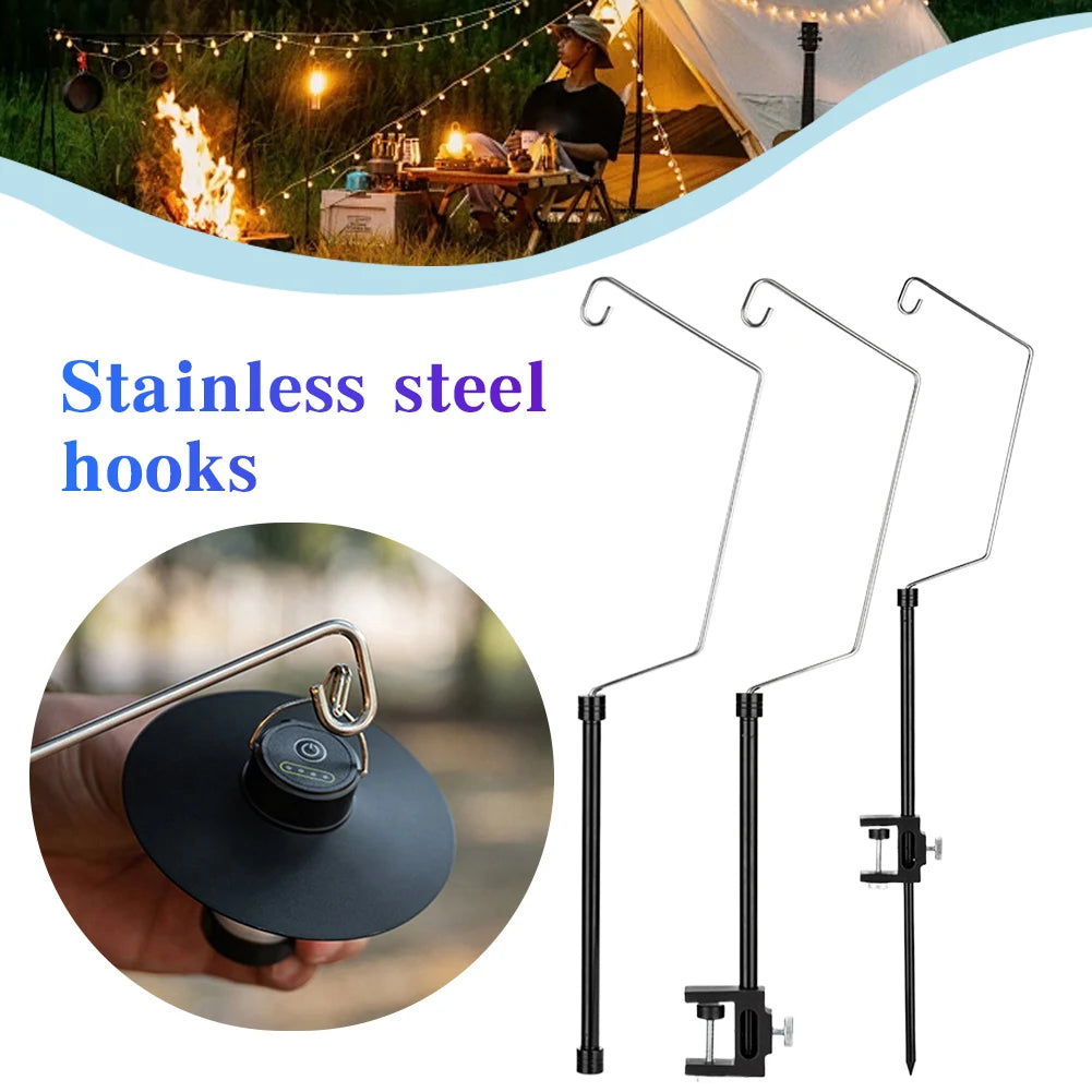 Camping Light Holder Aluminum Alloy IGT Table Lantern Hanger