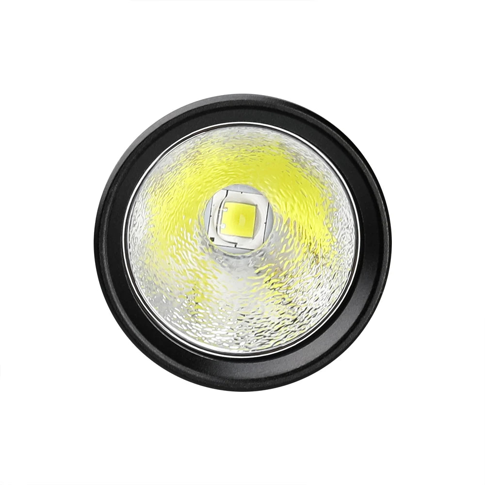 Tactical Led Flashlight 1800 Lumen Powerful Type C USB Rechargeable 18650 Torch Lamps High Power Lamp Dual Switch