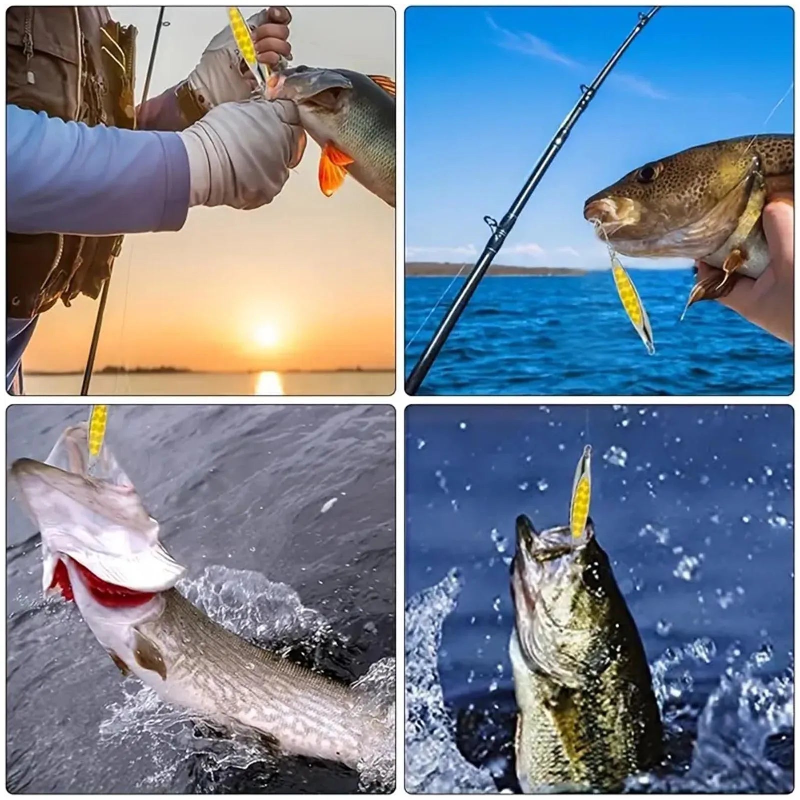 7cm Metal Casting Spoon Lure hooks with box Sequin lure fishhooks for Saltwater Fishing Long Distance Casting Shiny Bait