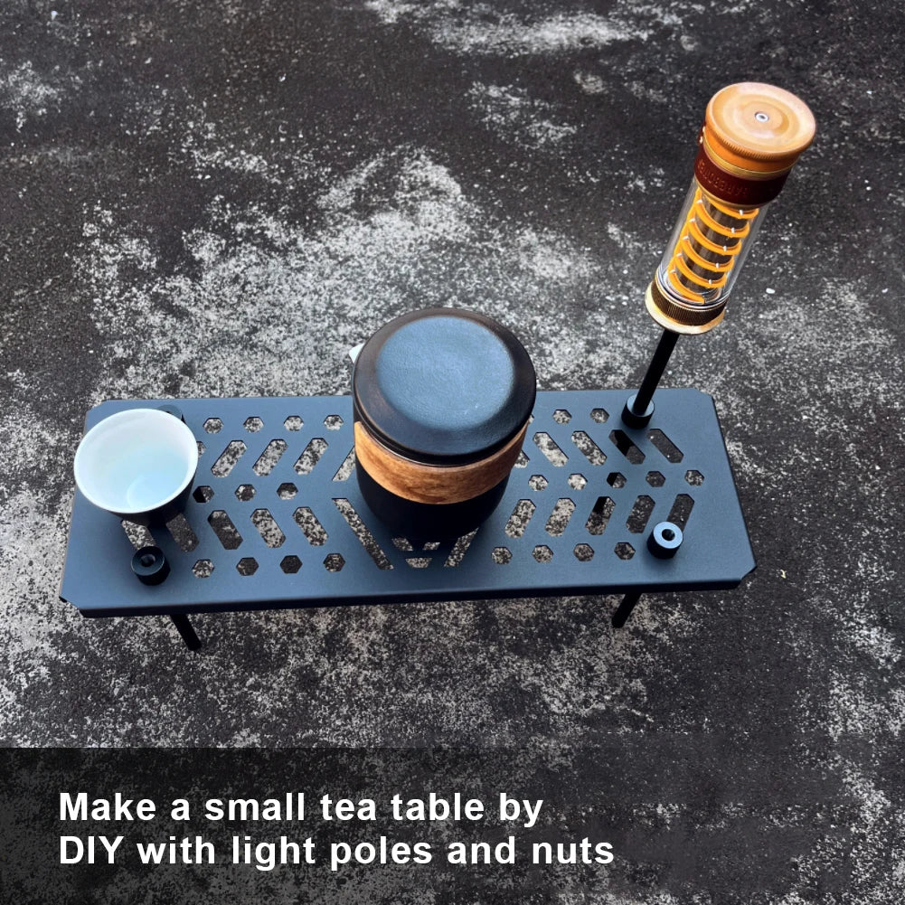 Camping IGT Table Board Aluminum Alloy BBQ Picnic Table Plate Multifunctional Portable Table Unit Plate IGT Table Accessories