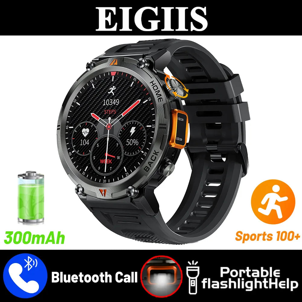 KE3 2025 New Bluetooth Call smartwatch for men Full Touch Screen With Health Monitor