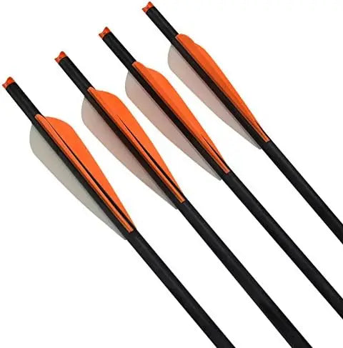 NIKA ARCHERY Crossbow Bolts Carbon Arrows for Target Hunting Outdoor Sport, 12 Pieces