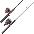 2-Pack Spincast Fishing Combos with 5.6ft Rods, Size 30 & 40 Reels