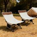 Double Beach Chair with Canopy Shade Heavy Duty Camping Chairs with Cup Holder Folding Loveseat for Outside Lawn