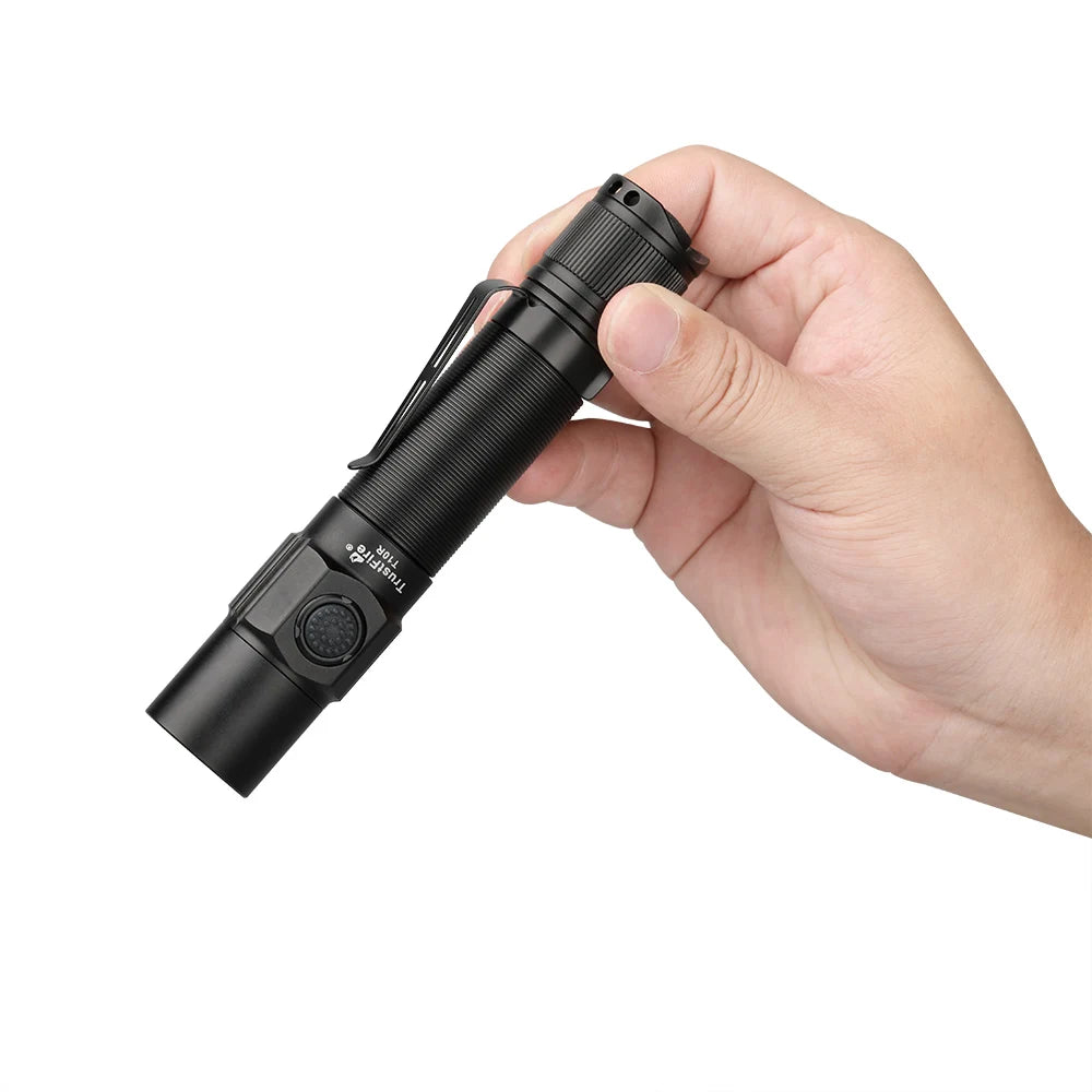 Tactical Led Flashlight 1800 Lumen Powerful Type C USB Rechargeable 18650 Torch Lamps High Power Lamp Dual Switch