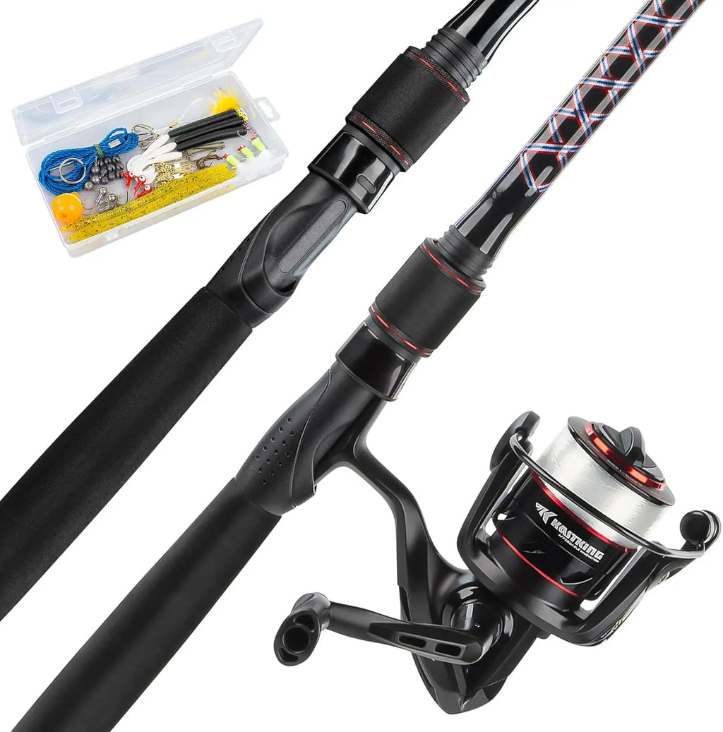 Fishing Rod and Reel Combo with Tackle Kit