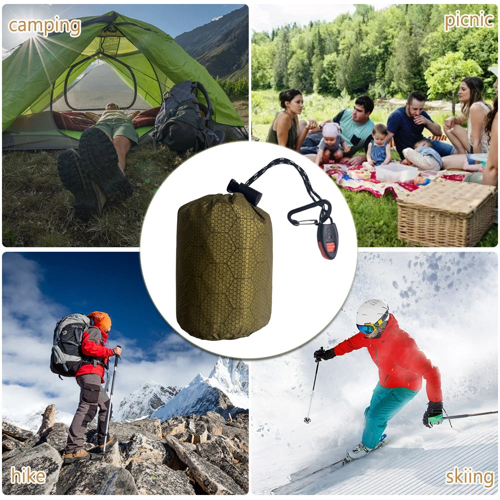  1Pcs Heat Reflective Outer Bag For Emergency Thermal Sleeping Bag