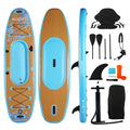 HHSJZWCY 10' Inflatable Stand Up Paddle Board Kayak, 34'' Extra Wide, for Adults, with Seat, PaddleBoard for Fishing,Touring,