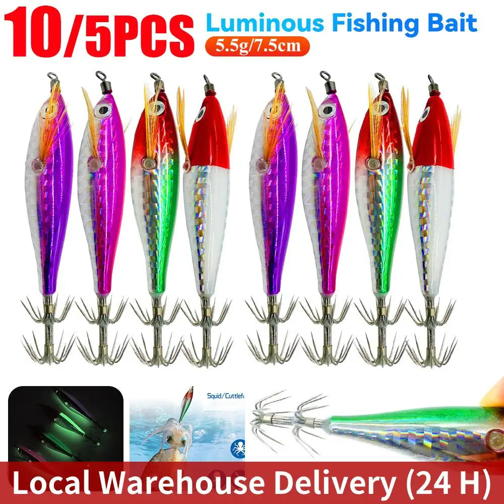 Cuttlefish Fishing Bait Simulation Squid Hook Lure Hook