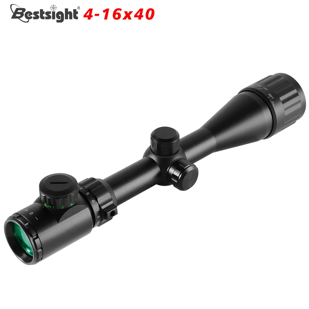 4-16X40 AOE Optics Hunting Riflescope Red&Green Dot Illuminated Sight Airsoft Rifle