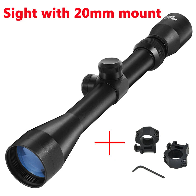 3-9X40 Hunting Deer Air Rifle Scope Wire Rangefinder Reticle Crossbow Mil Dot Reticle Riflescope Optical Sights