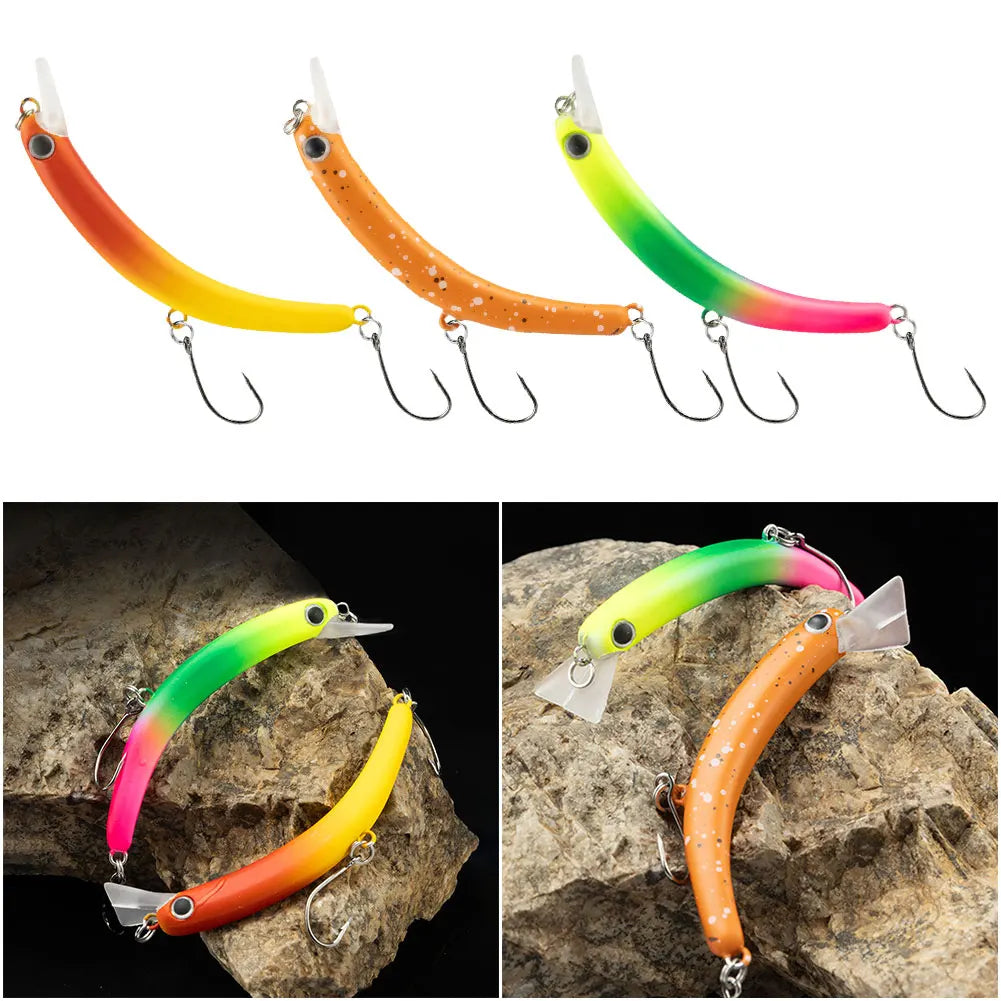 Sinking Lure Bend Baits Crankbait 4g 63mm Trout Wobbler Fishing Lure Artificial Hard Bait
