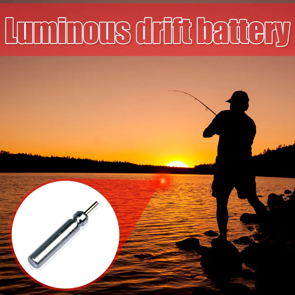 10-100PCS Fishing Floats Battery CR425 Night Fishing Floats Light Luminous