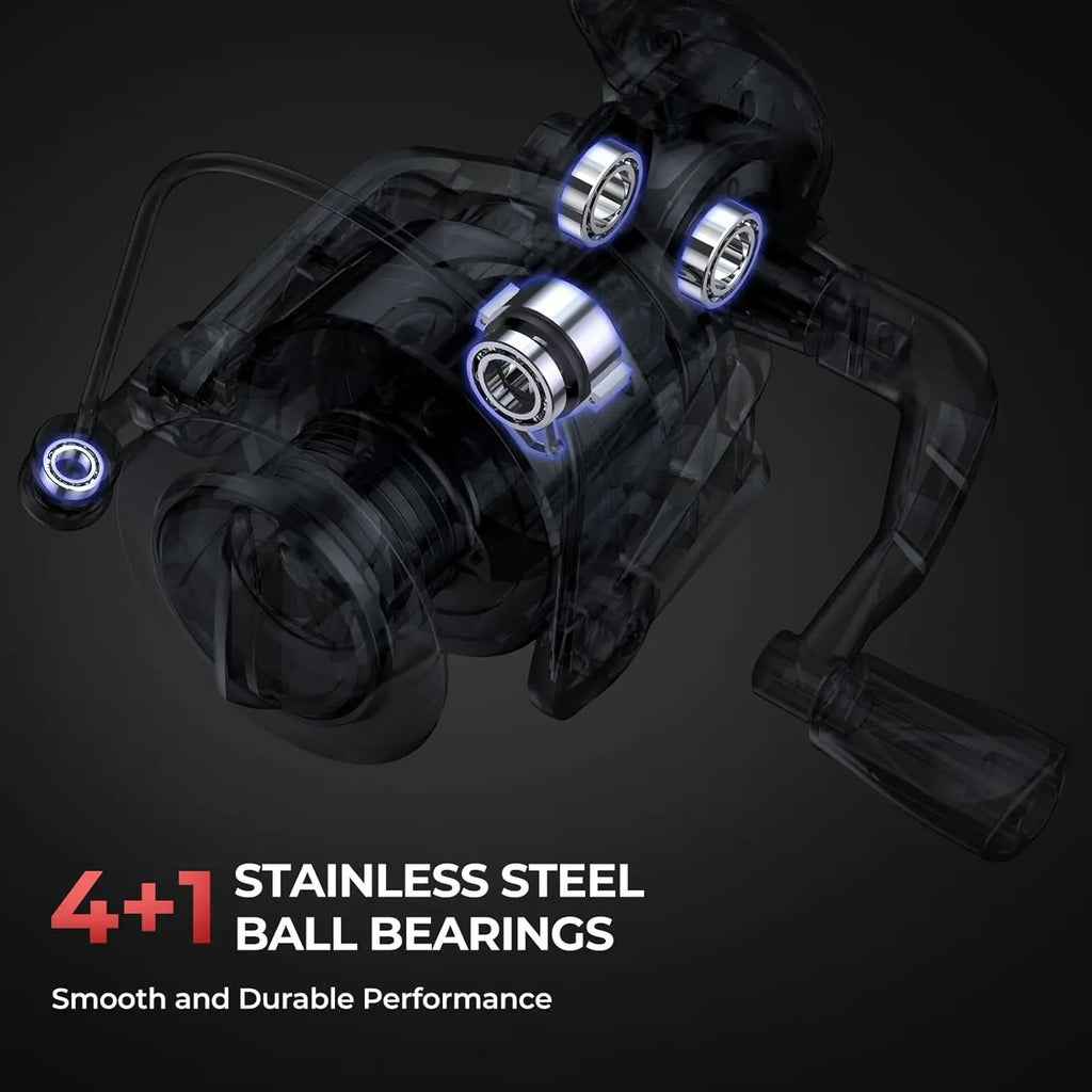 Fishing Rod and Reel Combo with Tackle Kit