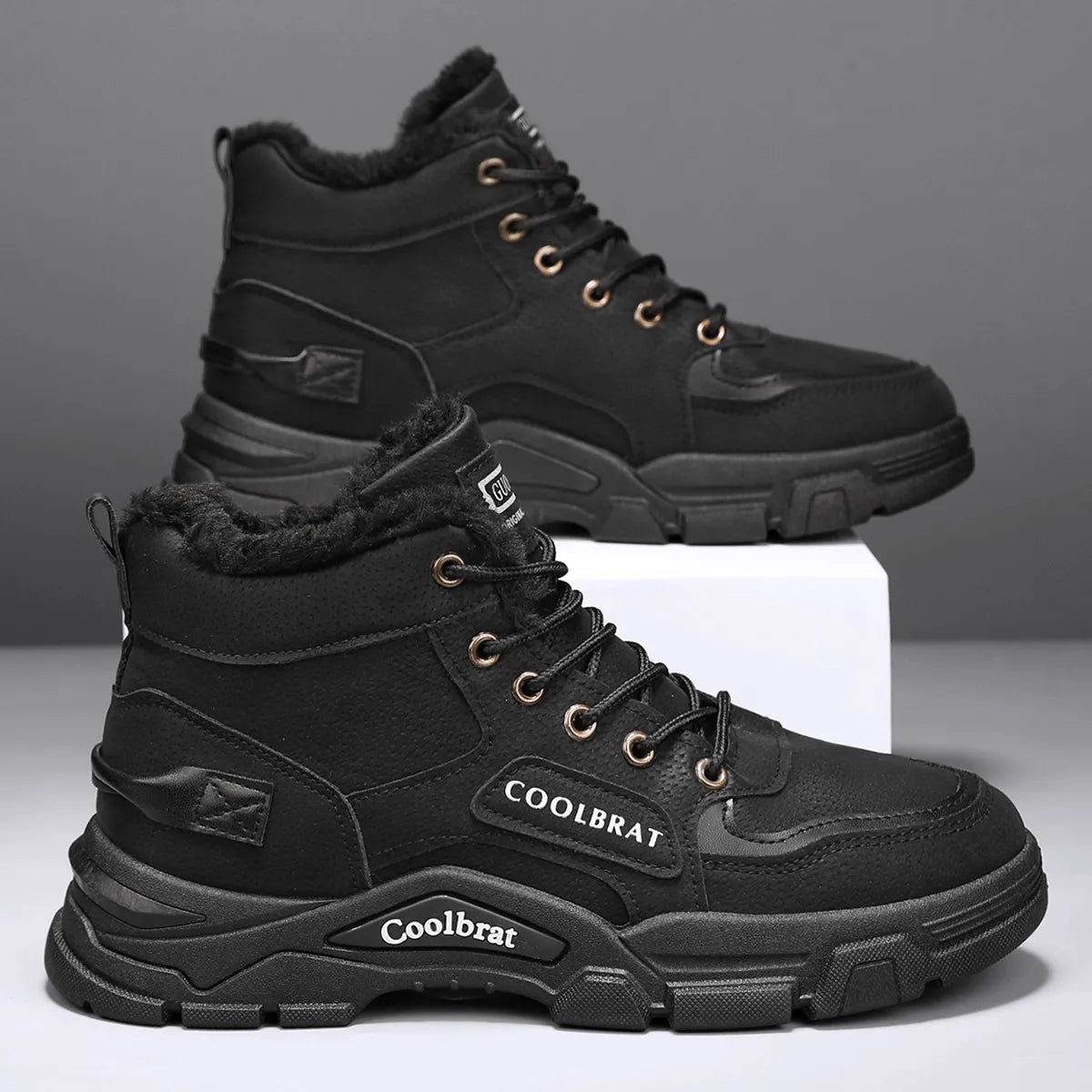 2025 new style, trendy, fashionable, cotton boots, warm, wear-resistant, comfortable, simple