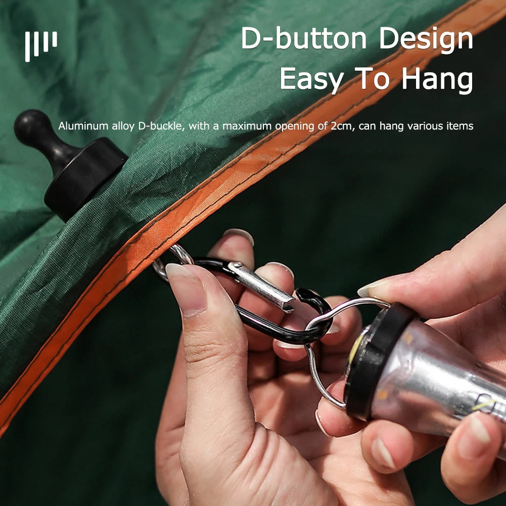 Magnetic Lanyard Clip Pulling Force Mini Magnetic Hooks D Shape Multipurpose